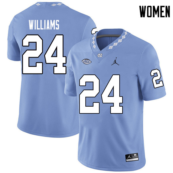 Jordan Brand Women #24 Antonio Williams North Carolina Tar Heels College Football Jerseys Sale-Carol